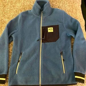 Kari Traa Blue Fleece Jacket Size Small!!